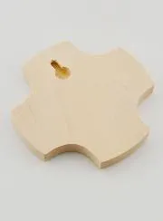 Child Maple Wood Cross - Ichtus Christian Fish