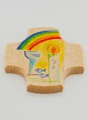 Child Maple Wood Cross - My Christening