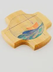 Child Maple Wood Cross - Miraculous Catch of Fish