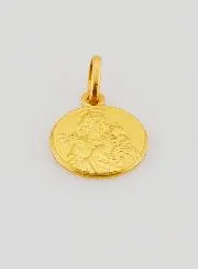 Saint Joseph Gold Plated Medal - 1,2 cm