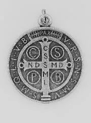 Saint Benedict Metal Medal - 3,6 cm