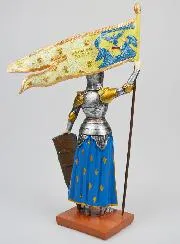Saint Joan of Arc Polychromed Statue - 20 cm