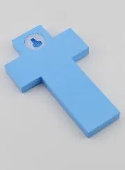 Children of the World Blue Wood Cros