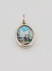 Our Lady of Fatima Silvery Medal - 1,4 cm