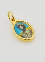 Our Lady of La Salette Golden Medal - 1,4 cm