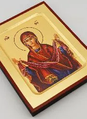 Byzantine Icon Our Lady of Protection - 17 cm