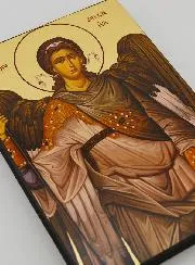 Byzantine Icon Grey St. Michael the Archangel - 20 cm