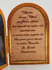 Diptych Icon Christ of Divine Mercy + Prayer