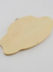 Wood Icon With Our Father Prayer and Holy Family - 17 cm