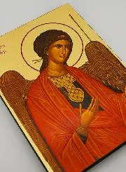 Byzantine Icon Saint Michael the Archangel Red - 25 cm