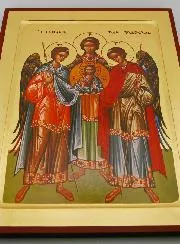 Byzantine Icon Holy Archangels of God - 30 cm