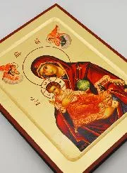 Byzantine Icon Our Lady of Miracles - 22 cm