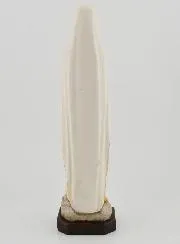 Our Lady of Lourdes Handpainted Polychromed Statue - 20 cm