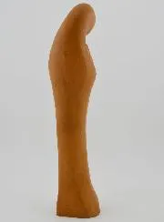 Holy Virgin Mary with Baby Jesus Statue - Wood Tone - 22 cm