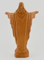 Sacred Heart of Montmartre Statue - Wood Tone - 15 cm