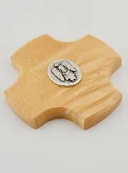 Child Maple Wood Cross - My Guardian Angel