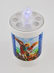 Electric Led Candle Saint Michael Archangel - 60 days