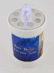Electric Led Candle Saint Benedict - 60 days