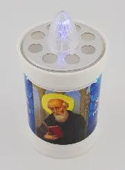 Electric Led Candle Saint Benedict - 60 days