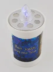 Electric Candle Saint Joseph - 60 days