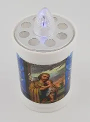 Electric Candle Saint Joseph - 60 days