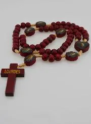 Divine Mercy Wooden Rosary
