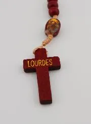 Wooden Chaplet Our Lady Untier of Knots Rosary