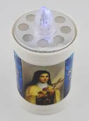Electric Led Funeral Candle - Saint Therese of Baby Jesus - 60 days