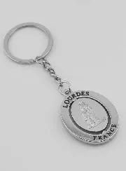 Saint Christopher Silver Key Chain