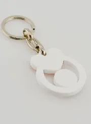 Our Lady of Lourdes Key Chain - Virgin Love Heart