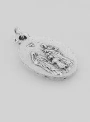 Saint Joseph Silver Metal Medal - 2 cm
