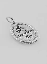 Saint Christopher Silvery Medal - 2 cm