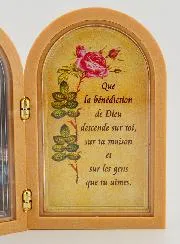 Diptych Icon Guardian Angel + Blessing Prayer