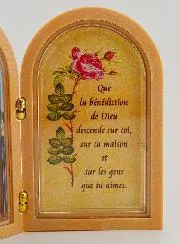 Diptych Icon Saint Joseph + Blessing Prayer