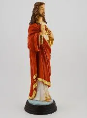 Sacred Heart of Jesus Handpainted Statue - 25 cm