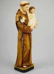 Saint Anthony of Padua Handpainted Statue - 30 cm