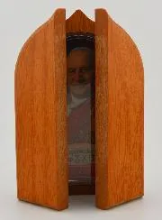 Wooden Triptych Icon Saint John XXIII
