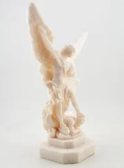 Saint Michael Archangel Alabaster Statue - 23 cm