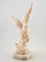 Saint Michael Archangel Alabaster Statue - 23 cm