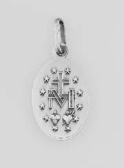 Miraculous Medal in Silver 925 - 11 mm
