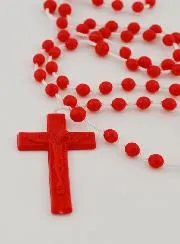 Red Plastic Rosary