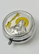 Saint Rita of Cascia Pyx - Box & Silver Medal