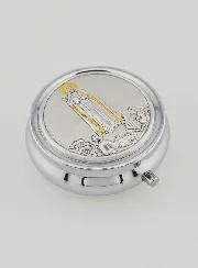 Our Lady of Fatima Pyx - Box & Silver Medal