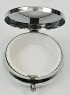 Our Lady of Lourdes Pyx - Box & Silver Medal