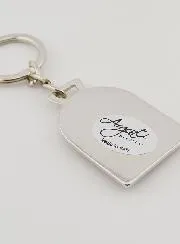 Our Lady of Jerusalem Key Chain - Solid Silver - 5 cm