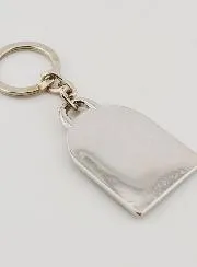 Our Lady of Medjugorje Key Chain - Solid Silver - 5 cm