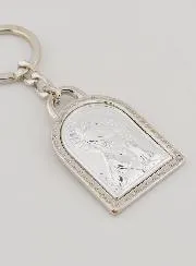 Our Lady of Comfort Key Chain - Solid Silver - 5 cm