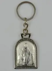 Miraculous Madonna Rue du Bac Key Chain - Solid Silver - 5 cm