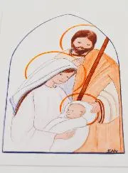 Baptism Card - Holy Family of Nazareth