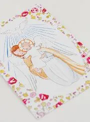 Baptism Card - Protective Guardian Angel & Holy Spirit